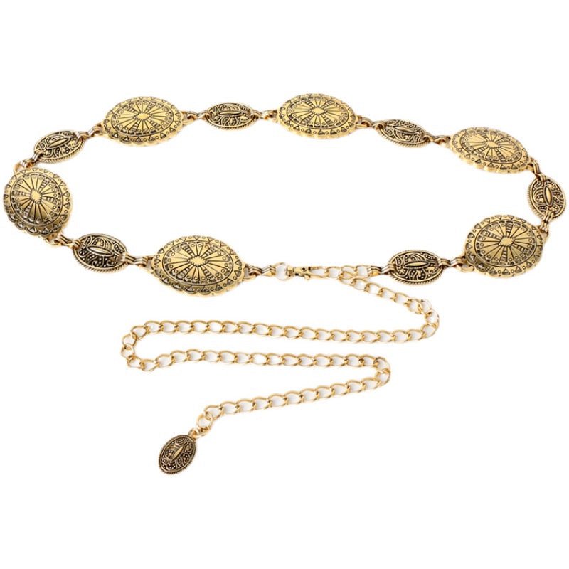 Metal Women's Skirt Vintage Ornament Sweater Waist Chain - American ThistleMetal Women's Skirt Vintage Ornament Sweater Waist Chain