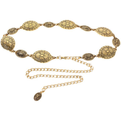Metal Women's Skirt Vintage Ornament Sweater Waist Chain - American ThistleMetal Women's Skirt Vintage Ornament Sweater Waist Chain