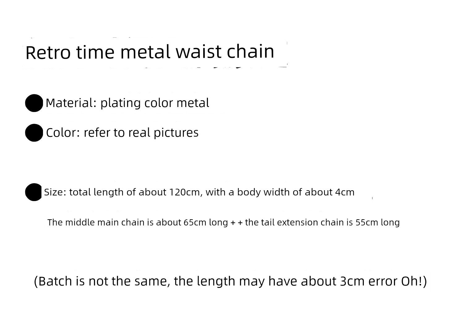 Metal Women's Skirt Vintage Ornament Sweater Waist Chain - American ThistleMetal Women's Skirt Vintage Ornament Sweater Waist Chain