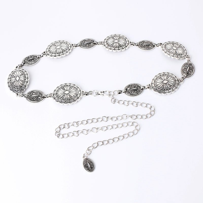 Metal Women's Skirt Vintage Ornament Sweater Waist Chain - American ThistleMetal Women's Skirt Vintage Ornament Sweater Waist Chain