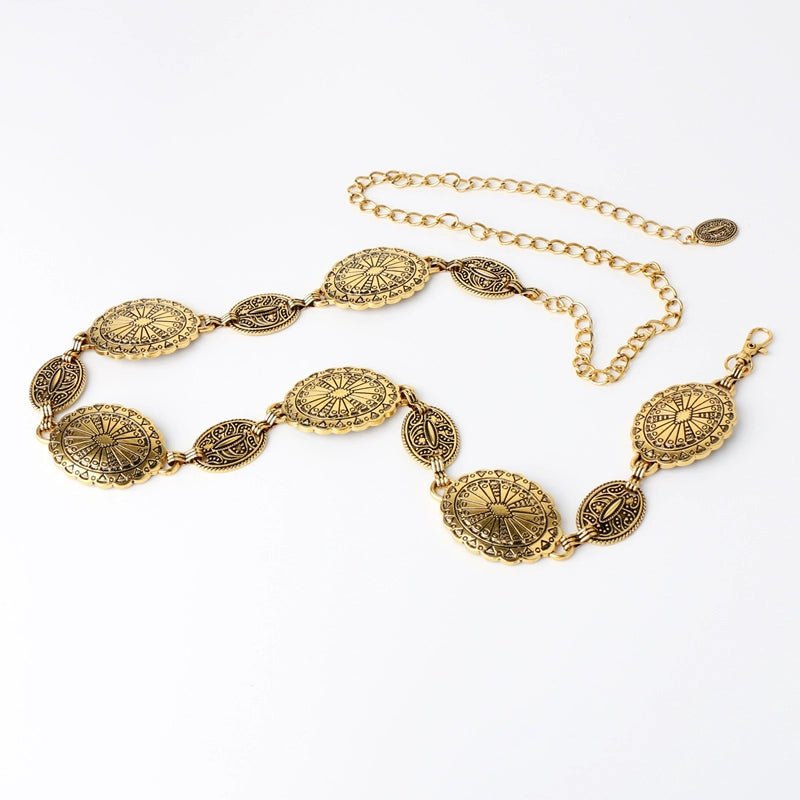 Metal Women's Skirt Vintage Ornament Sweater Waist Chain - American ThistleMetal Women's Skirt Vintage Ornament Sweater Waist Chain