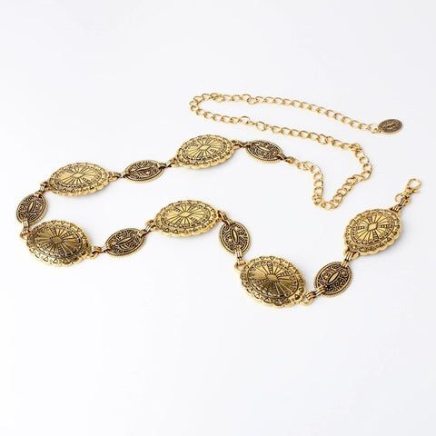 Metal Women's Skirt Vintage Ornament Sweater Waist Chain - American ThistleMetal Women's Skirt Vintage Ornament Sweater Waist Chain