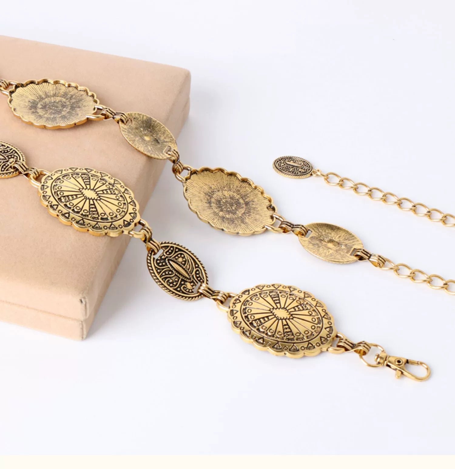 Metal Women's Skirt Vintage Ornament Sweater Waist Chain - American ThistleMetal Women's Skirt Vintage Ornament Sweater Waist Chain