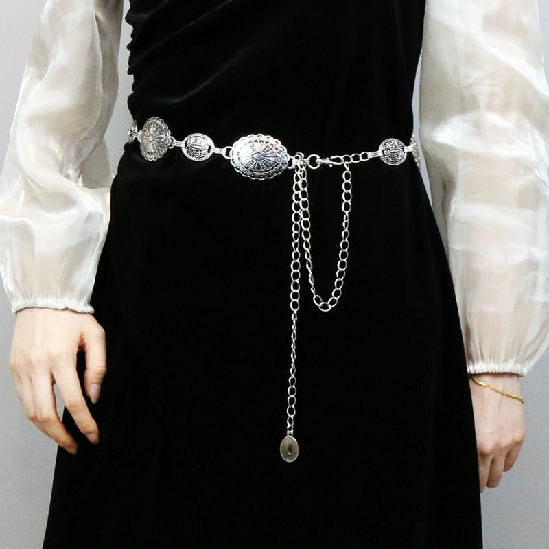 Metal Women's Skirt Vintage Ornament Sweater Waist Chain - American ThistleMetal Women's Skirt Vintage Ornament Sweater Waist Chain