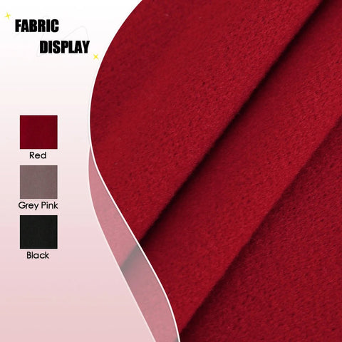 Muse Women's Coats Winter Solid Color Long Sleeve Lapel Button - Up Work Coats Red - American Thistle Muse Women's Coats Winter Solid Color Long Sleeve Lapel Button - Up Work Coats Red