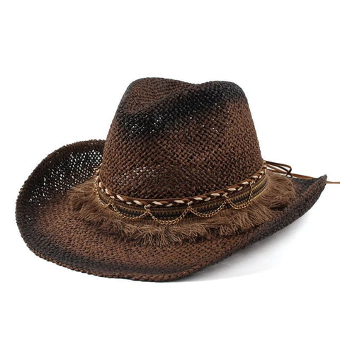 New Denim Hat Tie Dyed Straw Hat Star Jazz Straw Hat American Western Denim Hat Fashion - American ThistleNew Denim Hat Tie Dyed Straw Hat Star Jazz Straw Hat American Western Denim Hat Fashion