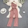 One Size Summer Fashion Slim Fit Slant Neck Sleeveless Jumpsuit High Waisted Straight Leg Wide Leg Pants Jumpsuit - American Thistle One Size Summer Fashion Slim Fit Slant Neck Sleeveless Jumpsuit High Waisted Straight Leg Wide Leg Pants Jumpsuit