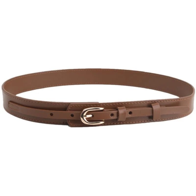 Oval needle buckle women's versatile casual belt belt belt - American ThistleOval needle buckle women's versatile casual belt belt belt