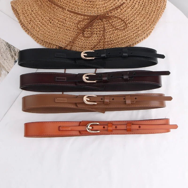 Oval needle buckle women's versatile casual belt belt belt - American ThistleOval needle buckle women's versatile casual belt belt belt