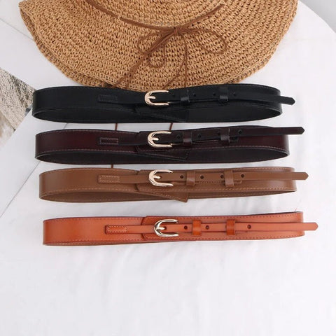 Oval needle buckle women's versatile casual belt belt belt - American ThistleOval needle buckle women's versatile casual belt belt belt