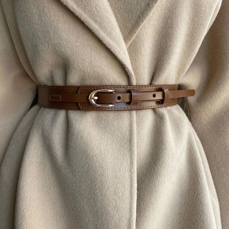 Oval needle buckle women's versatile casual belt belt belt - American ThistleOval needle buckle women's versatile casual belt belt belt