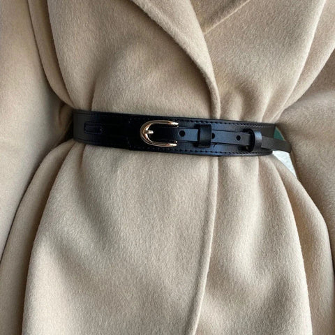 Oval needle buckle women's versatile casual belt belt belt - American ThistleOval needle buckle women's versatile casual belt belt belt