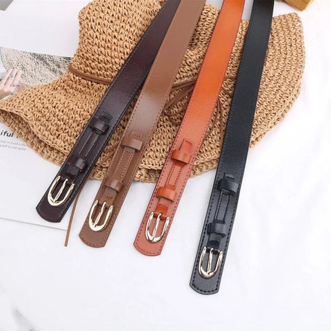 Oval needle buckle women's versatile casual belt belt belt - American ThistleOval needle buckle women's versatile casual belt belt belt