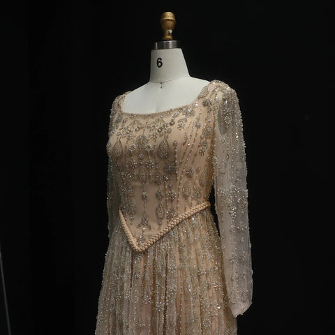 SElegant Sage Green Luxury Evening Dress for Women - American Thistle SElegant Sage Green Luxury Evening Dress for Women