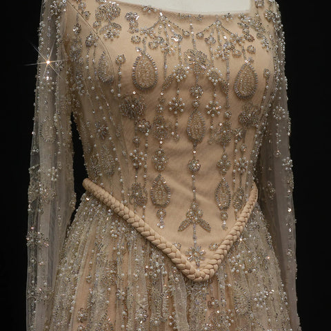 SElegant Sage Green Luxury Evening Dress for Women - American Thistle SElegant Sage Green Luxury Evening Dress for Women