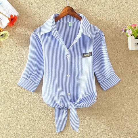 Short Sleeve Chiffon Blouse Casual Shirt - American Thistle Short Sleeve Chiffon Blouse Casual Shirt