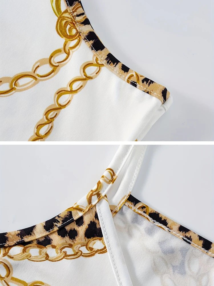 Summer Fresh Flower Print Beach Vacation Casual Suspender Dress Fashionable Casual Sleeveless Loose Suspender Long Skirt - American Thistle Summer Fresh Flower Print Beach Vacation Casual Suspender Dress Fashionable Casual Sleeveless Loose Suspender Long Skirt