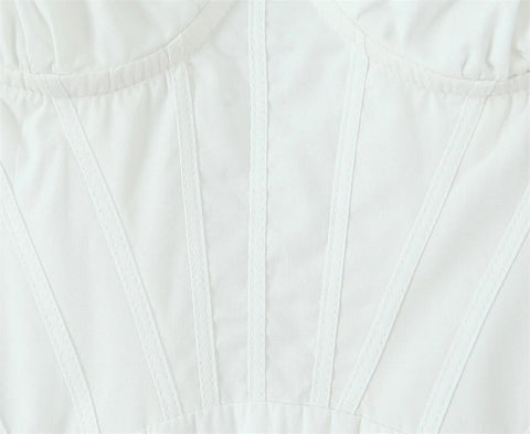 Summer Vintage White Lace - Panelled Cotton Dresses for Women Elegance - American Thistle Summer Vintage White Lace - Panelled Cotton Dresses for Women Elegance