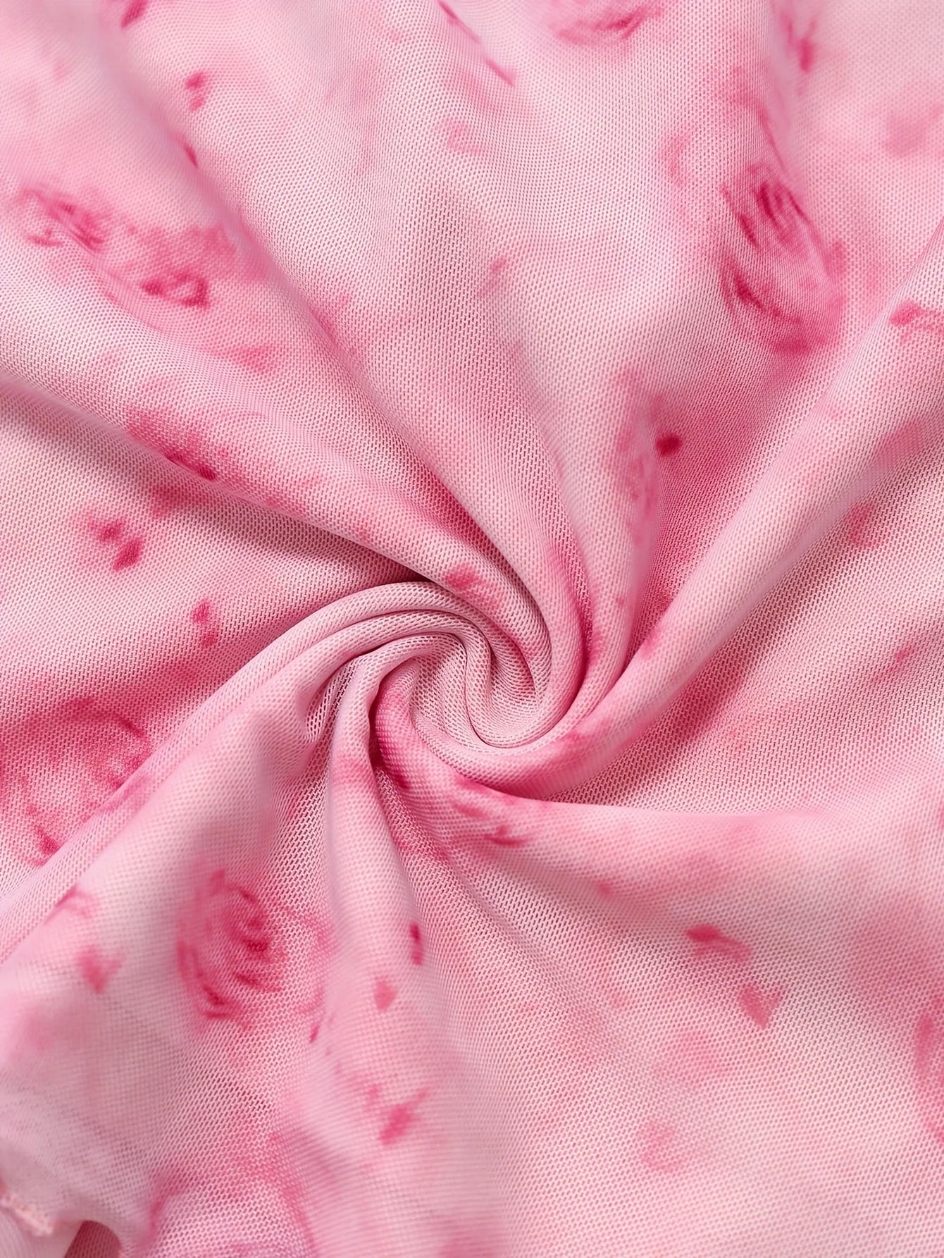 Summer Women's Floral Printed Sweet V - Neck Mesh Long Sleeve - American Thistle Summer Women's Floral Printed Sweet V - Neck Mesh Long Sleeve