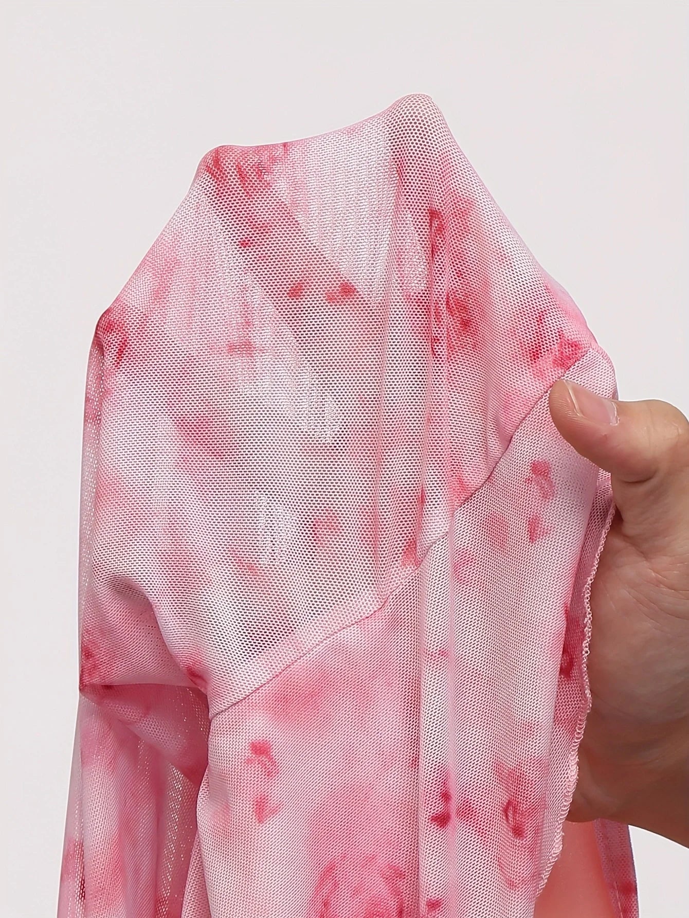 Summer Women's Floral Printed Sweet V - Neck Mesh Long Sleeve - American Thistle Summer Women's Floral Printed Sweet V - Neck Mesh Long Sleeve