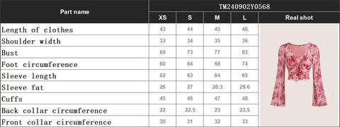 Summer Women's Floral Printed Sweet V - Neck Mesh Long Sleeve - American Thistle Summer Women's Floral Printed Sweet V - Neck Mesh Long Sleeve