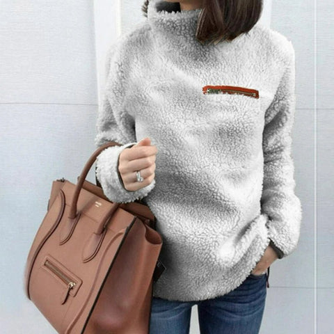 Super Soft and Cozy Pullover Turtleneck Sweater - American Thistle Super Soft and Cozy Pullover Turtleneck Sweater