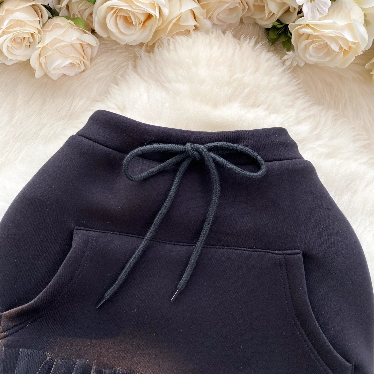 Sweater Skirt with Ballerina Ruffles - American Thistle Sweater Skirt with Ballerina Ruffles
