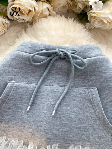 Sweater Skirt with Ballerina Ruffles - American Thistle Sweater Skirt with Ballerina Ruffles