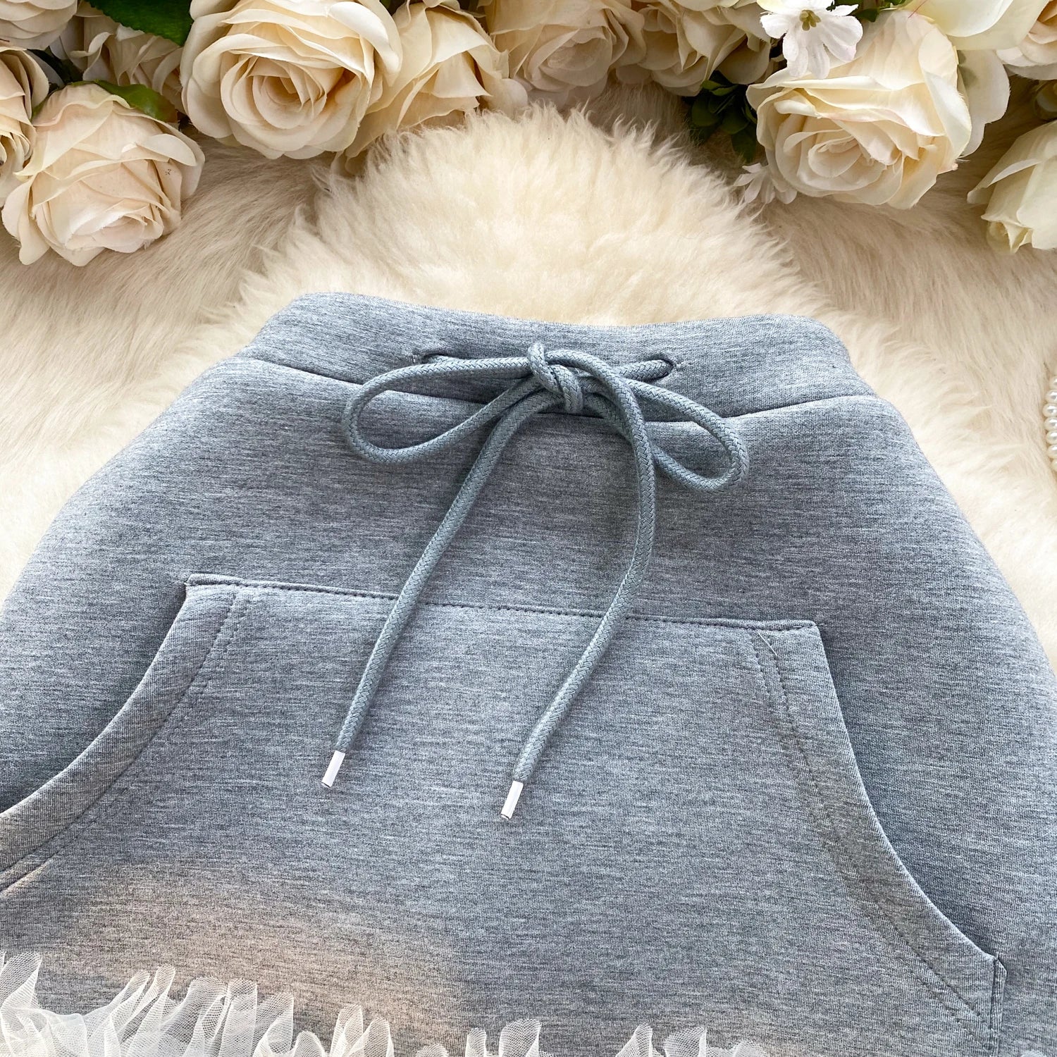 Sweater Skirt with Ballerina Ruffles - American Thistle Sweater Skirt with Ballerina Ruffles