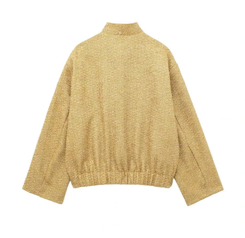 Tweed Jacket Gold Color - American Thistle Tweed Jacket Gold Color