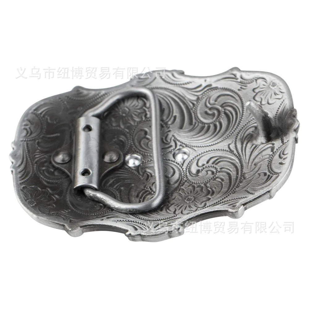 Vintage Western Denim Boots Belt Buckle Alloy Cow Head - American ThistleVintage Western Denim Boots Belt Buckle Alloy Cow Head
