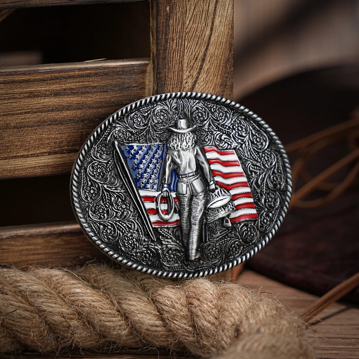 Western Belt Buckle Initial Vintage - Cowboy Rodeo Silver Large Belt Buckle for Women - American ThistleWestern Belt Buckle Initial Vintage - Cowboy Rodeo Silver Large Belt Buckle for Women