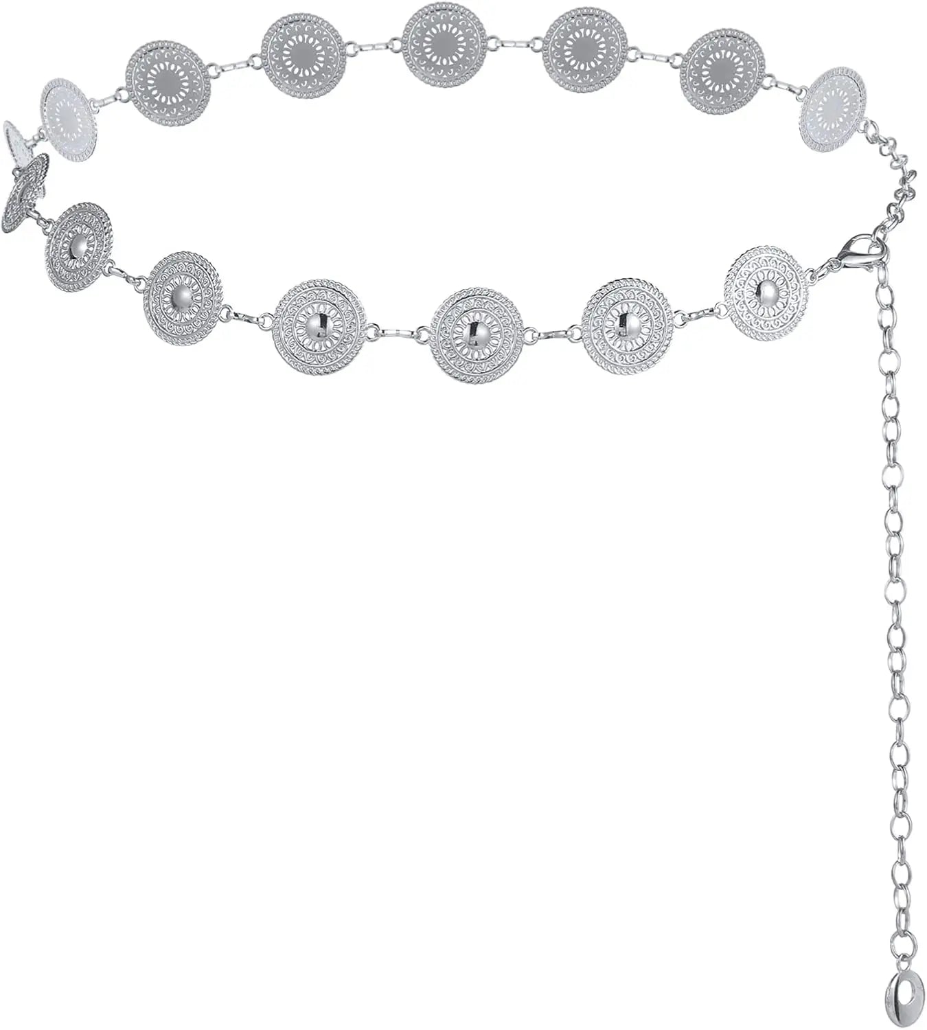 Western Belts for Women Metal Chain Belt Cowgirl Country Chain Belts Adjustable Dresses Jeans - American ThistleWestern Belts for Women Metal Chain Belt Cowgirl Country Chain Belts Adjustable Dresses Jeans