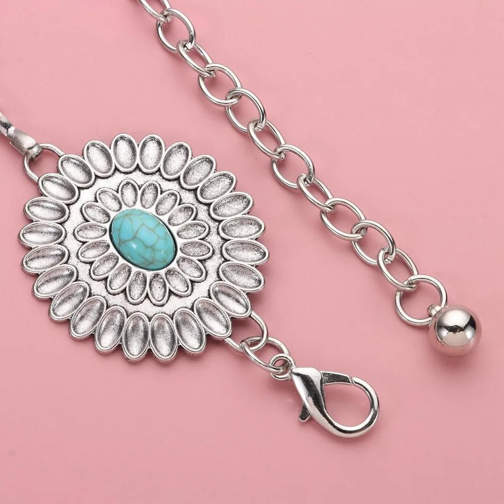 Western Belts for Women Metal Chain Belt Cowgirl Country Chain Belts Adjustable Dresses Jeans - American ThistleWestern Belts for Women Metal Chain Belt Cowgirl Country Chain Belts Adjustable Dresses Jeans