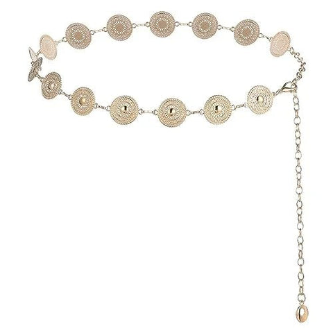 Western Belts for Women Metal Chain Belt Cowgirl Country Chain Belts Adjustable Dresses Jeans - American ThistleWestern Belts for Women Metal Chain Belt Cowgirl Country Chain Belts Adjustable Dresses Jeans