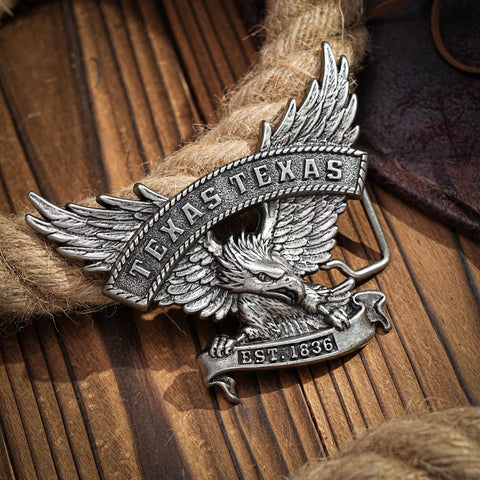 Western Cowboy belt buckle Texas - American ThistleWestern Cowboy belt buckle Texas