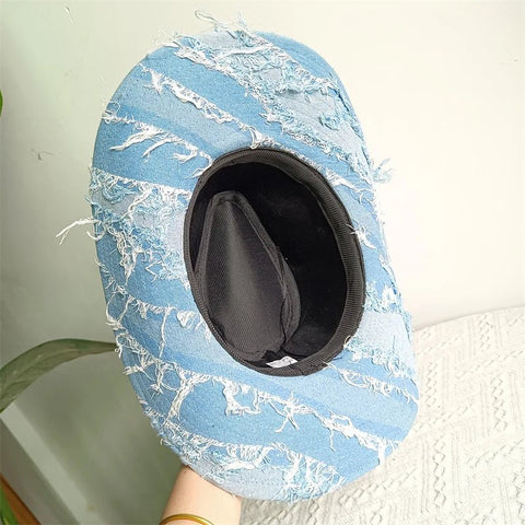 Western ethnic style cowboy hat tassel cowboy series fashion heart shape strap western cowboy hat - American ThistleWestern ethnic style cowboy hat tassel cowboy series fashion heart shape strap western cowboy hat