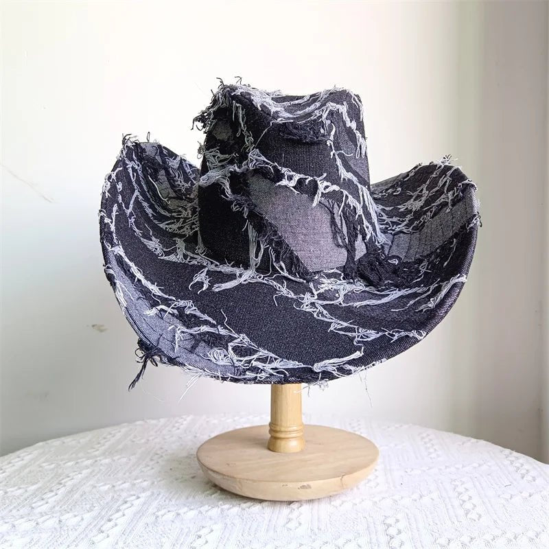 Western ethnic style cowboy hat tassel cowboy series fashion heart shape strap western cowboy hat - American ThistleWestern ethnic style cowboy hat tassel cowboy series fashion heart shape strap western cowboy hat