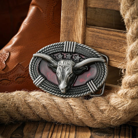 Western style plate buckle belt metal buckle one belt buckle - American ThistleWestern style plate buckle belt metal buckle one belt buckle