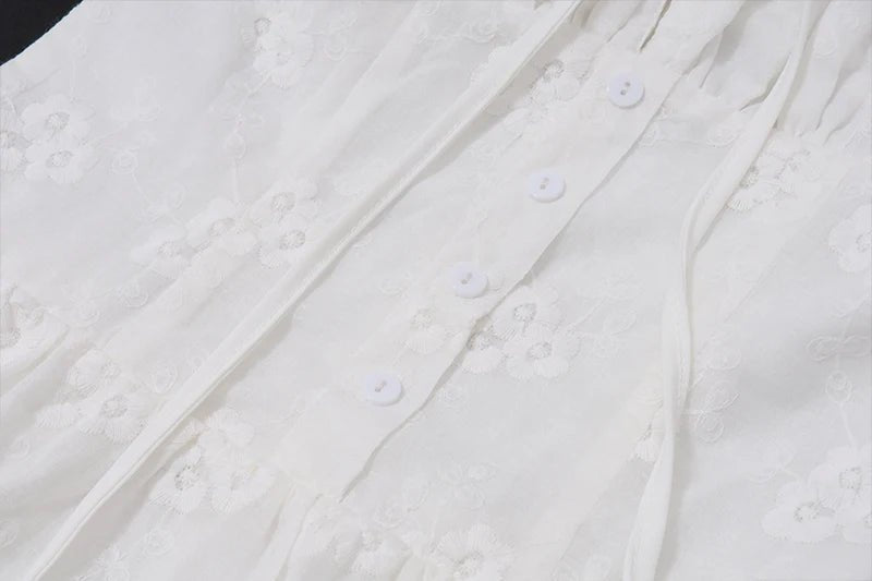 White Backless Long Maxi Dress Summer - American Thistle White Backless Long Maxi Dress Summer