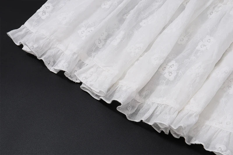 White Backless Long Maxi Dress Summer - American Thistle White Backless Long Maxi Dress Summer