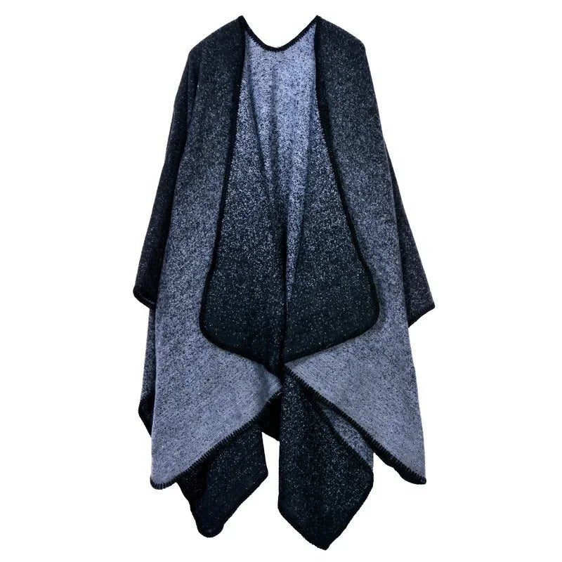 Winter Fashion Poncho Women Capes Scarf Imitation Cashmere Ladies Scarves Warm Shawls Wraps Woman Ponchos - American Thistle Winter Fashion Poncho Women Capes Scarf Imitation Cashmere Ladies Scarves Warm Shawls Wraps Woman Ponchos