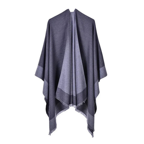 Winter Fashion Poncho Women Capes Scarf Imitation Cashmere Ladies Scarves Warm Shawls Wraps Woman Ponchos - American Thistle Winter Fashion Poncho Women Capes Scarf Imitation Cashmere Ladies Scarves Warm Shawls Wraps Woman Ponchos