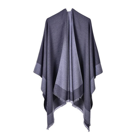 Winter Fashion Poncho Women Capes Scarf Imitation Cashmere Ladies Scarves Warm Shawls Wraps Woman Ponchos - American Thistle Winter Fashion Poncho Women Capes Scarf Imitation Cashmere Ladies Scarves Warm Shawls Wraps Woman Ponchos