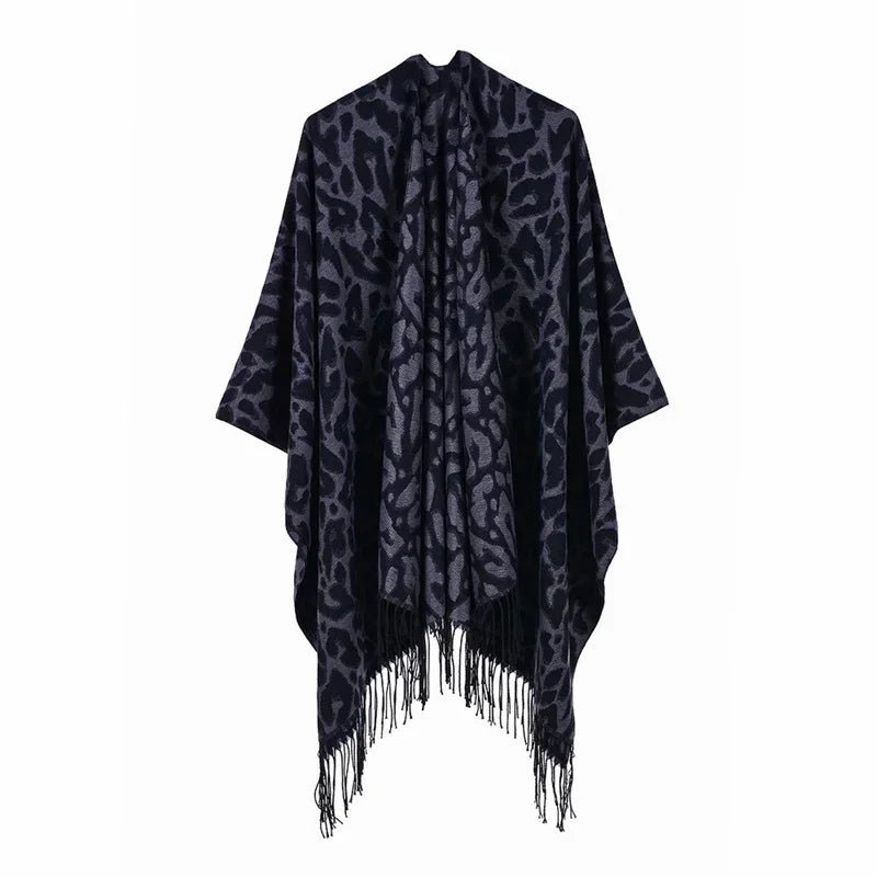 Winter Fashion Poncho Women Capes Scarf Imitation Cashmere Ladies Scarves Warm Shawls Wraps Woman Ponchos - American Thistle Winter Fashion Poncho Women Capes Scarf Imitation Cashmere Ladies Scarves Warm Shawls Wraps Woman Ponchos