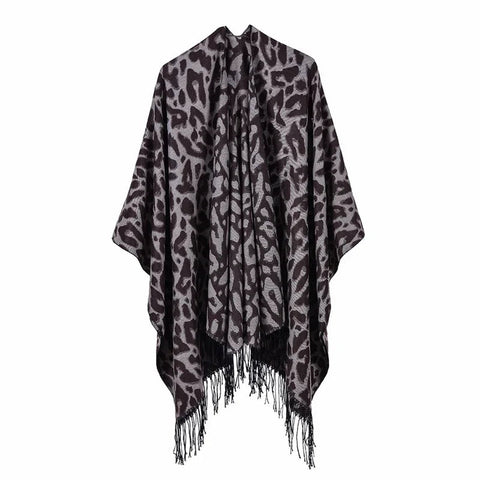 Winter Fashion Poncho Women Capes Scarf Imitation Cashmere Ladies Scarves Warm Shawls Wraps Woman Ponchos - American Thistle Winter Fashion Poncho Women Capes Scarf Imitation Cashmere Ladies Scarves Warm Shawls Wraps Woman Ponchos