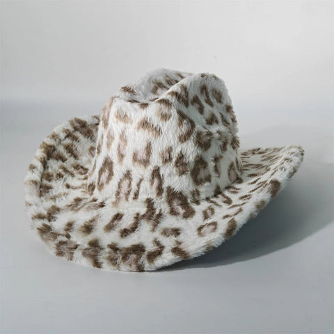 Winter rabbit fur cowboy hat 7.5 cm western cowboy - American ThistleWinter rabbit fur cowboy hat 7.5 cm western cowboy