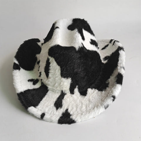 Winter rabbit fur cowboy hat 7.5 cm western cowboy - American ThistleWinter rabbit fur cowboy hat 7.5 cm western cowboy