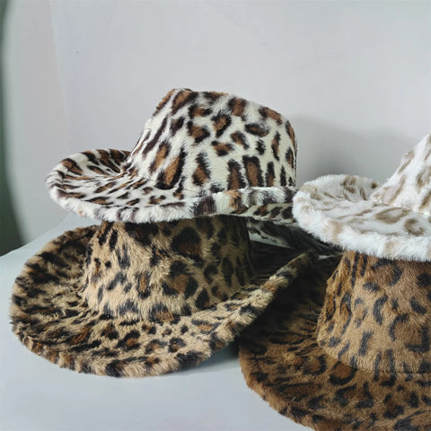 Winter rabbit fur cowboy hat 7.5 cm western cowboy - American ThistleWinter rabbit fur cowboy hat 7.5 cm western cowboy