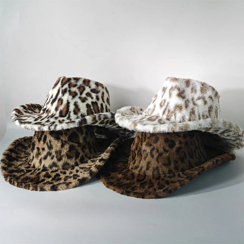 Winter rabbit fur cowboy hat 7.5 cm western cowboy - American ThistleWinter rabbit fur cowboy hat 7.5 cm western cowboy